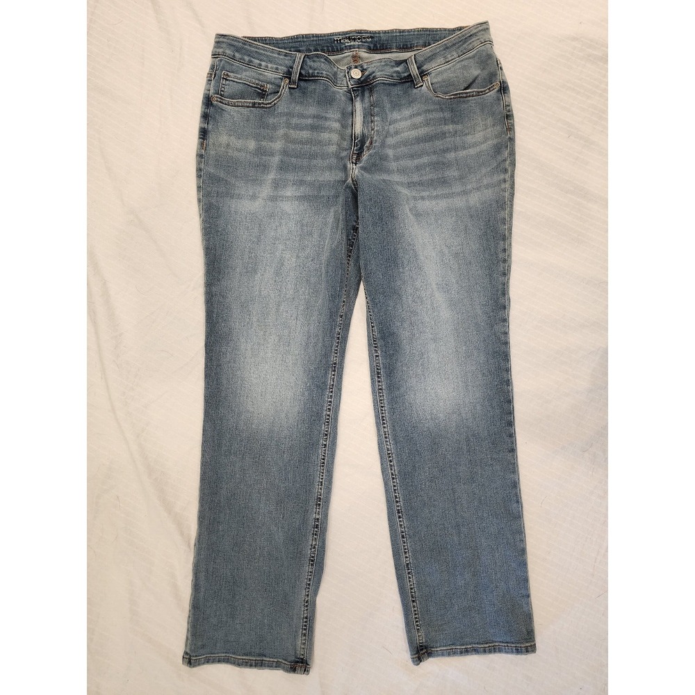 Maurices Women's plus 20W reg stretch jeans: Mid-rise fit, medium wash NWOT